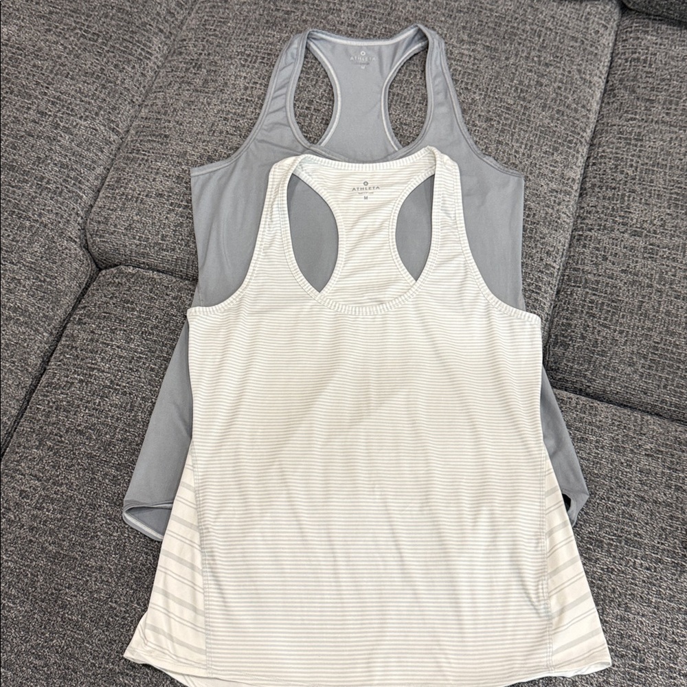 Athleta racerback tank tops (2 included)